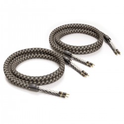 VIABLUE SC-6 Silver Plated OFC Copper Speaker Cable with Banana Plugs 3m (Pair)