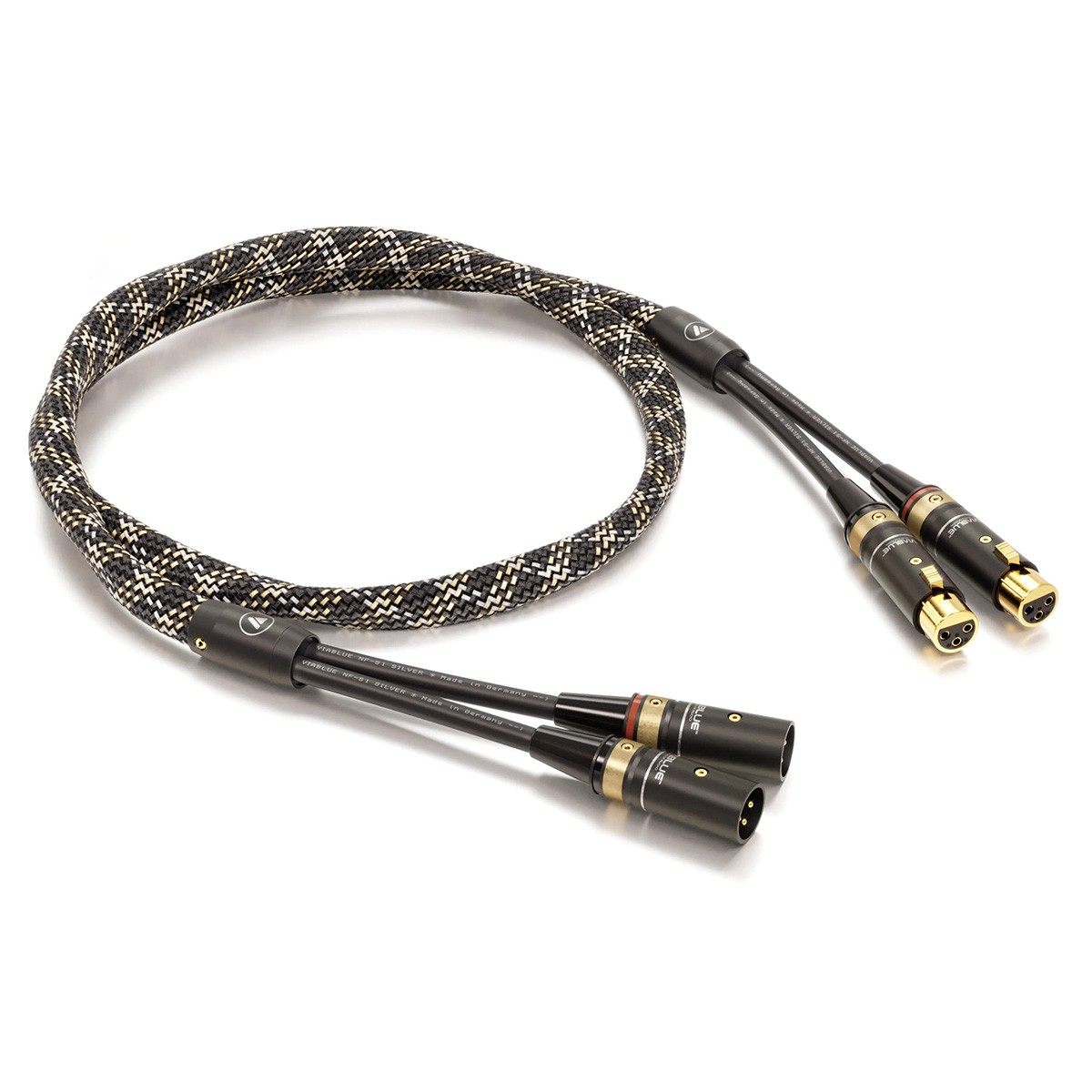 VIABLUE NF-S1 QUATTRO Modulation Cable XLR Stereo 0.5m