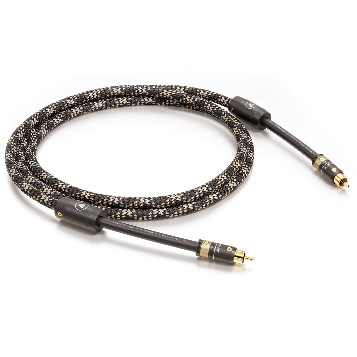 VIABLUE NF-B Subwoofer LFE RCA Interconnect Cable 2.5m