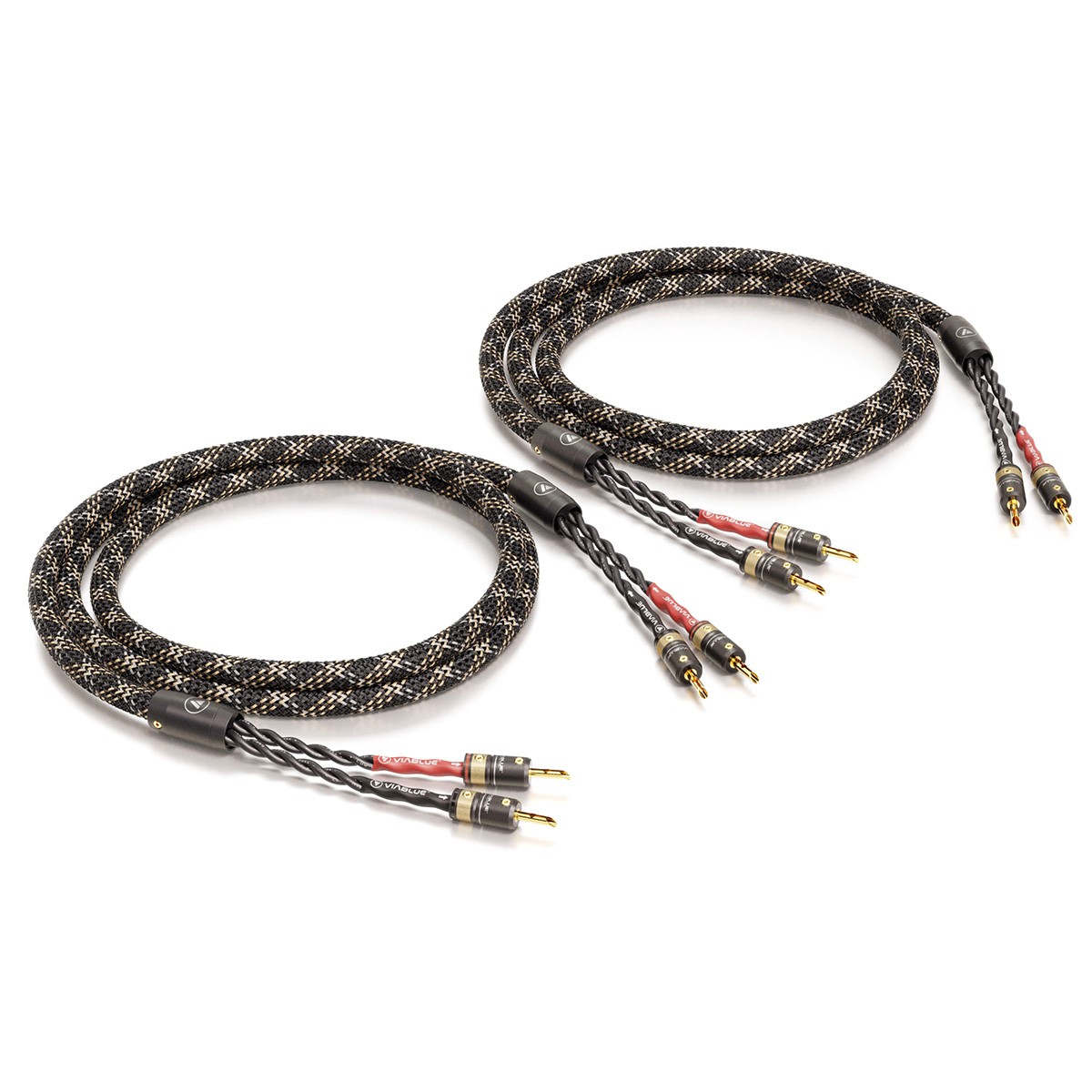 VIABLUE SC-4 Speaker Cables Silver Plated 1.5m (Pair)