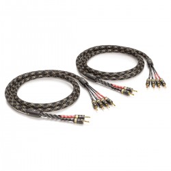 VIABLUE SC-4 Speakers Cables Bi-Wiring Silver 1.50m (Pair)