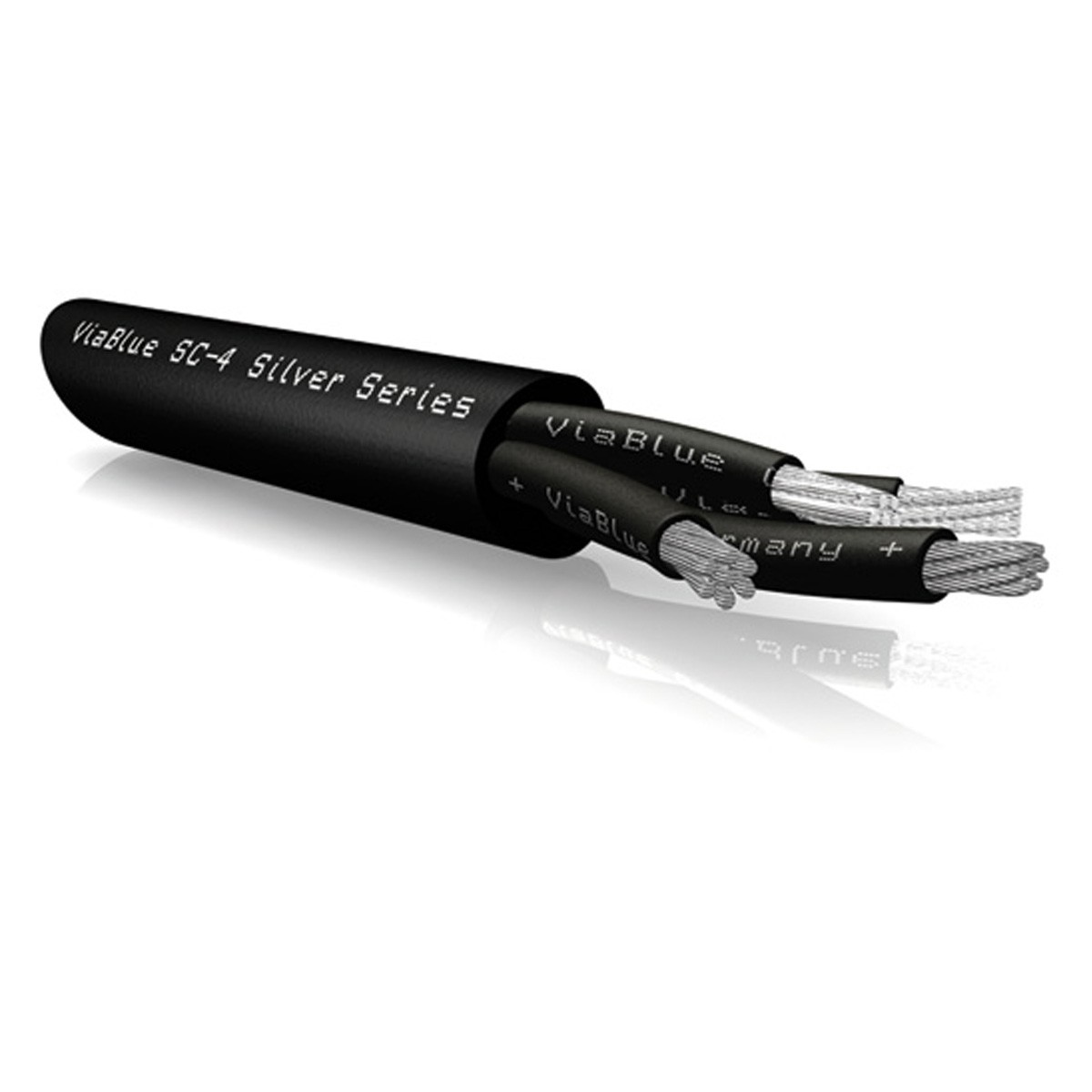 VIABLUE SC-4 Speaker cable Silver / Copper 4x4.0mm² Ø 11.5mm