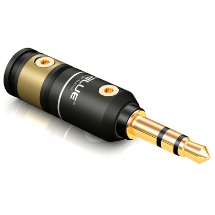 VIABLUE T6s Small Mini-JACK 3.5mm Stéréo Bronze Plaqué Or 24k Ø 6.2mm (Unité)