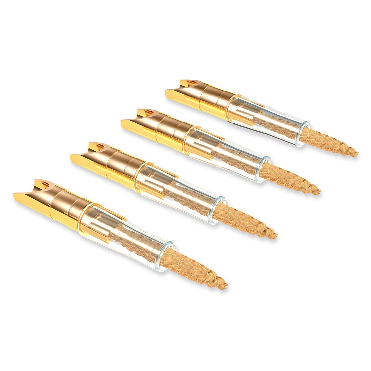 VIABLUE T6S Embouts flexibles banane (Set x4)