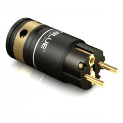 VIABLUE T6s Schuko Power Plug Gold Plated 24K 3µ Ø16mm