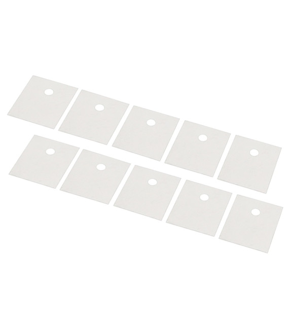 Isolants Mica épais 42x29 Mm - Lot De 4 Pièces Pour Transistors TO-3 - Neufs