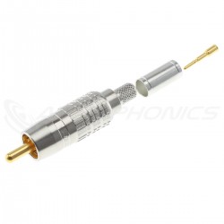 CANARE RCAP-C3GS Connecteur RCA Coaxial 75 Ohm Haute Performance Ø3mm (Unité)