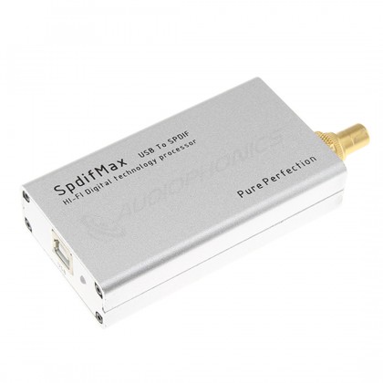 SILKLINE SPDIFMAX MKII Interface USB XMOS U208 vers SPDIF 32bit / 192kHz