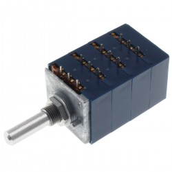 ALPS RK27114A 4 Ways Potentiometer D Shaft 20 kOhm