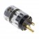 RAMM AUDIO NEMA-01 US Power Connector NEMA 5-15 24K 3µ Gold Plated Ø16mm Transparent