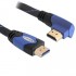 DELOCK HDMI 1.4 High Speed Cable Ethernet 90° Left Angled 2m