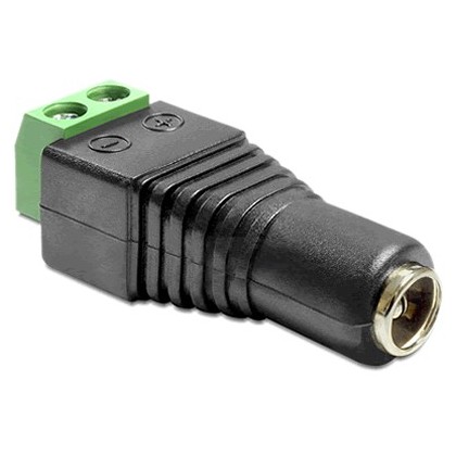 DELOCK Connecteur d'alimentation femelle Jack DC 5.5/2.1 mm