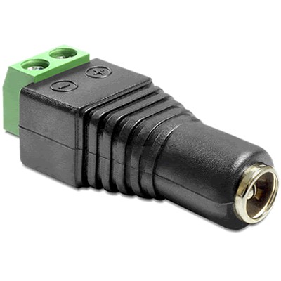 DELOCK Female Jack DC 5.5/2.1mm to Screw Terminals Adapter