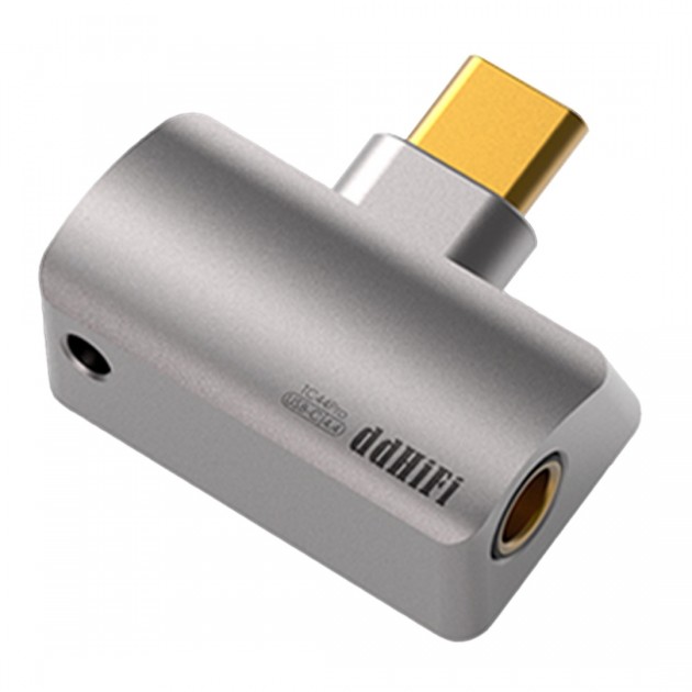 Adapter Male USB-C to Female Jack 3.5mm / USB-C - Audiophonics