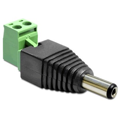 DELOCK Connecteur d'alimentation Mâle Jack DC 5.5/2.1 mm