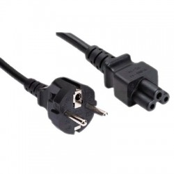 Power cable Schuko to IEC C5 Mickey 3x0.75mm² 1.8m