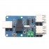 ADUM3160 Module Isolateur USB 2.0 12Mbps 1x USB-B vers 4x USB-A