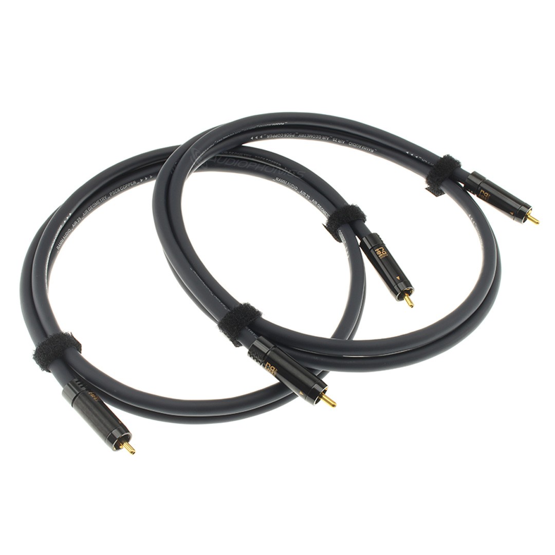 RAMM AUDIO AIR 25 Interconnect Cables RCA-RCA Copper OFHCC Gold plated 1.5m (Pair)