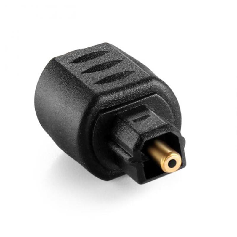 Mini Toslink female to Toslink male adapter