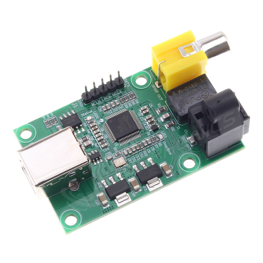 Digital Interface Module USB to SPDIF Coaxial Optical I2S SA9227 32bit 384kHz DSD256 AC3 DTS