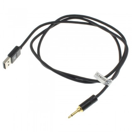 AUDIOPHONICS Trigger Cable Male USB-A to Mono Male Jack 3.5mm 1m