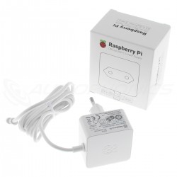 RASPBERRY PI Adaptateur Secteur Alimentation 100-240V AC vers 5V 3A USB-C Blanc