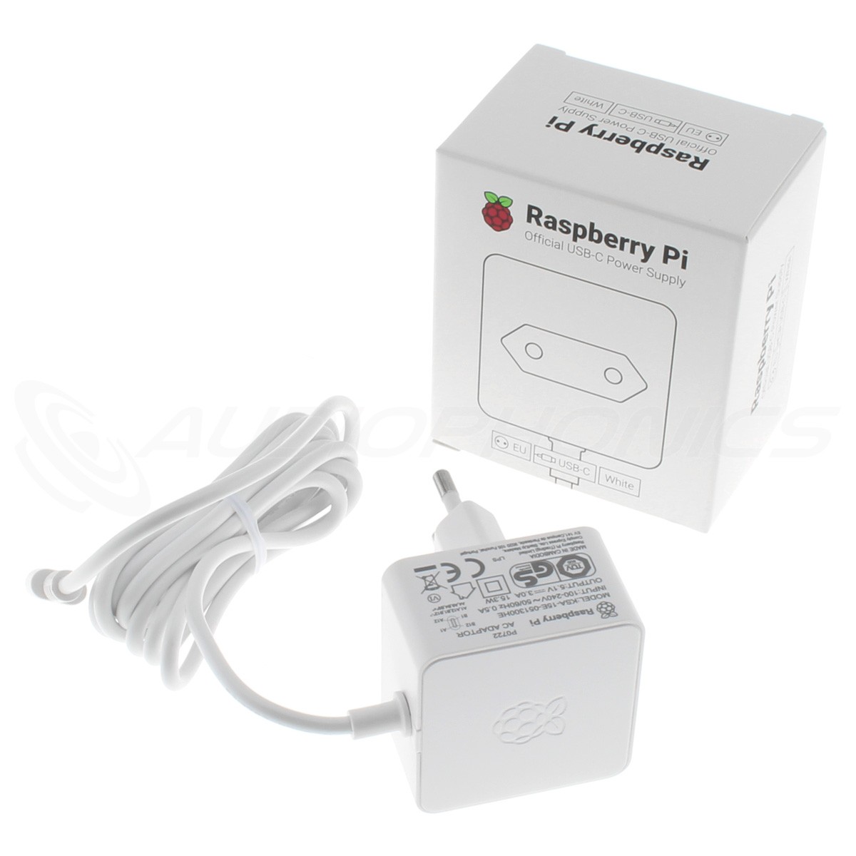 Alimentation 5V 2,5A officielle pour Raspberry Pi v3 