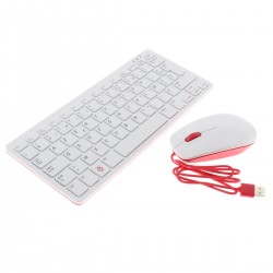 RASPBERRY PI AZERTY USB Keyboard + Wired Mouse