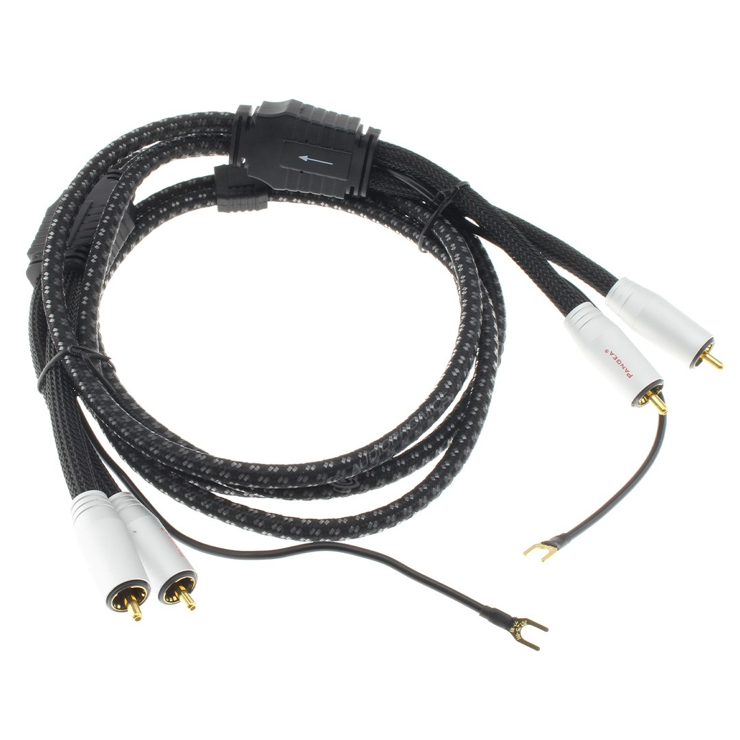 PANGEA AUDIO PREMIER XL Phono RCA - RCA Cable + Ground Wire 1.25m