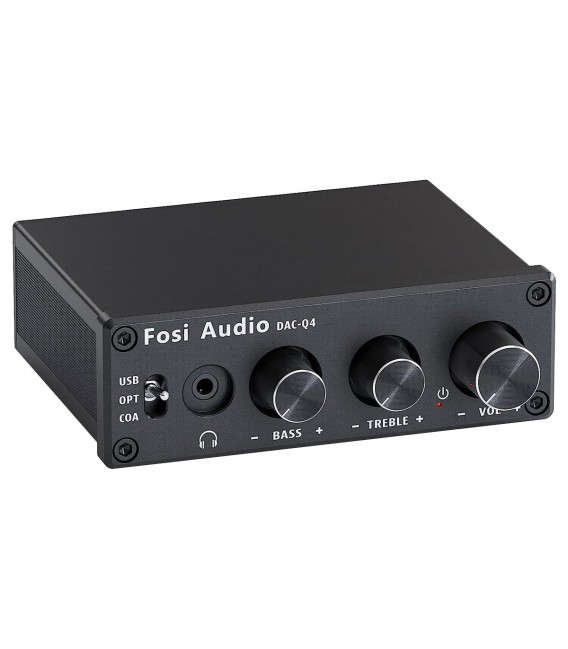 FOSI AUDIO DAC-Q4 DAC PCM5100 Headphone Amplifier MAX97220 24bit 192kHz ...