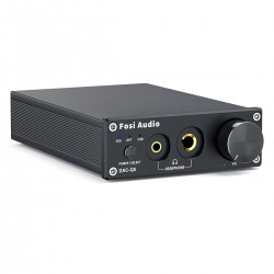 FOSI AUDIO DAC-Q5 DAC ES9018K2M Amplificateur Casque TPA6120 24bit 192kHz