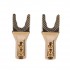 JANTZEN AUDIO Spade Plug Gold Plated Ø3.8mm (Pair)