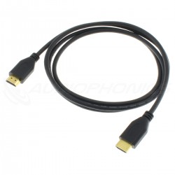 Câble Rallonge Micro HDMI Mâle vers Micro HDMI Femelle 25cm - Audiophonics