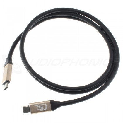 USB 3.2 Cable Male USB-C to Male USB-C USB-PD 100W 20Gbps 4K 60Hz 2m