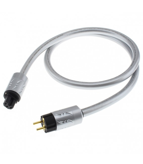 AUDIOPHONICS GREYHOUND Câble Secteur Schuko IEC C15 Cuivre OCC / OFC