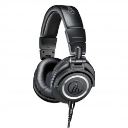 AUDIO-TECHNICA ATH-M50X Casque Audio Dynamique Fermé Circumaural Ø45mm 38Ω 99dB 15Hz-28kHz