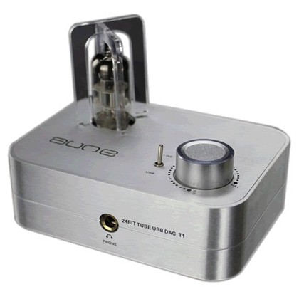 Aune T1 24BIT Amplificateur Casque/Dac USB 24bit/96khz/RCA Silver