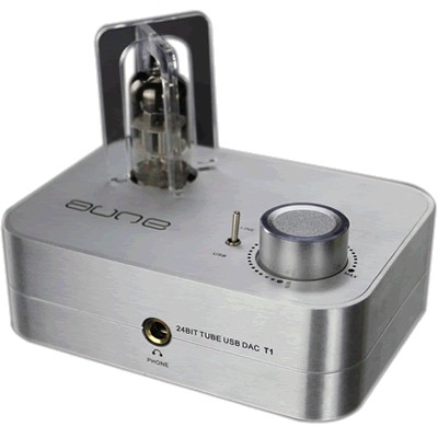 Aune T1 24BIT Amplificateur Casque/Dac USB 24bit/96khz/RCA Silver