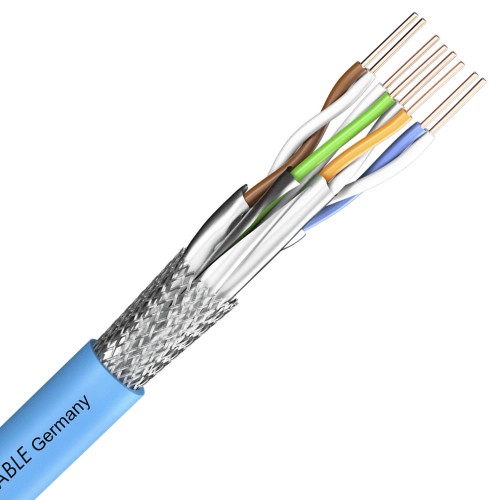 VIABLUE EP-7 RJ45 Ethernet Cable Cat 7 Silver plated OFC Copper