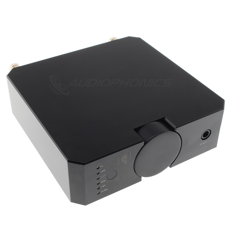 AMP25.2 Amplificateur Intégré Class AB 2x30W 4 Ohm Bluetooth 5.0 AptX HDMI ARC Noir
