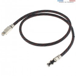 AUDIOPHONICS Câble Ethernet RJ45 Cat 8.1 F/FTP Cuivre OFC 1m
