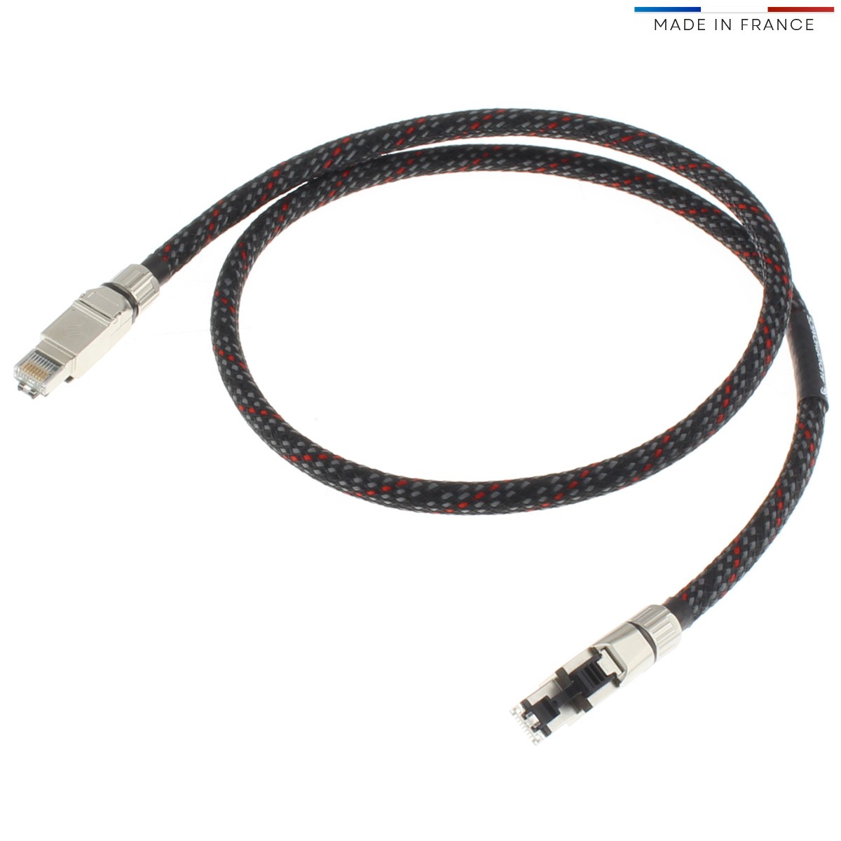 AUDIOPHONICS Câble Ethernet RJ45 High-End Cat 7 10m - Audiophonics