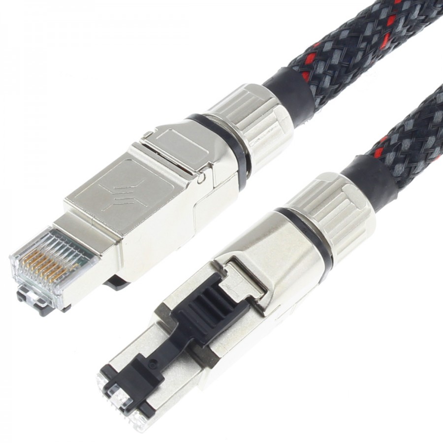Convertisseur Switch Ethernet 8x RJ45 1x Fibre Optique - Audiophonics