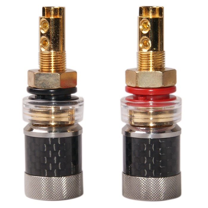 FURUTECH FT-816 (G) Terminals Pure Copper Plated Gold (pair)