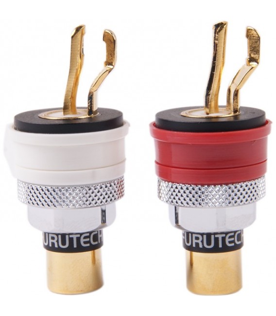 その他 FURUTECH FP-101(G) RCA plug 1 Box FURUTECH FP-101 FP-101(G) RCA Male Plug Connector 24K