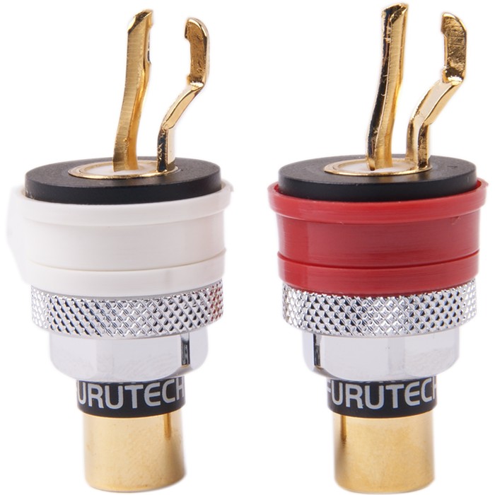 FURUTECH FP-901 (G) RCA Plugs Pure Gold Plated Copper (Pair)