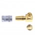 RCA Connector 90° Angled 24k Gold-Plated Ø8mm (Unit)