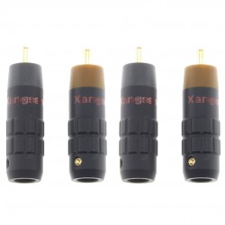 XANGSANE XS-R13 RCA Connectors Pure Copper 24k Gold Plated Ø7mm (Set x4)