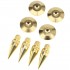 M6 Decoupling Spikes and Spike Pads Gold (Set x4)