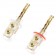 Fiches Banane Plaqué Or 24k Ø8mm (La paire)